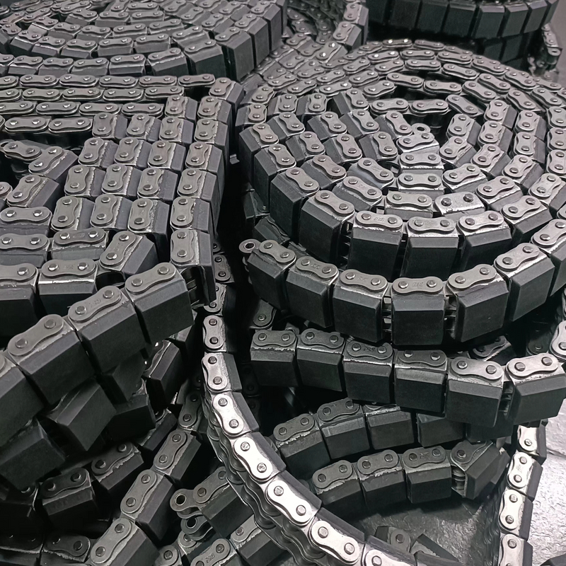 Conveyor Chains with Rubber Plate