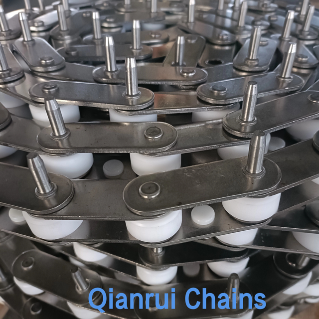 Conveyor Chains with Rubber Roller