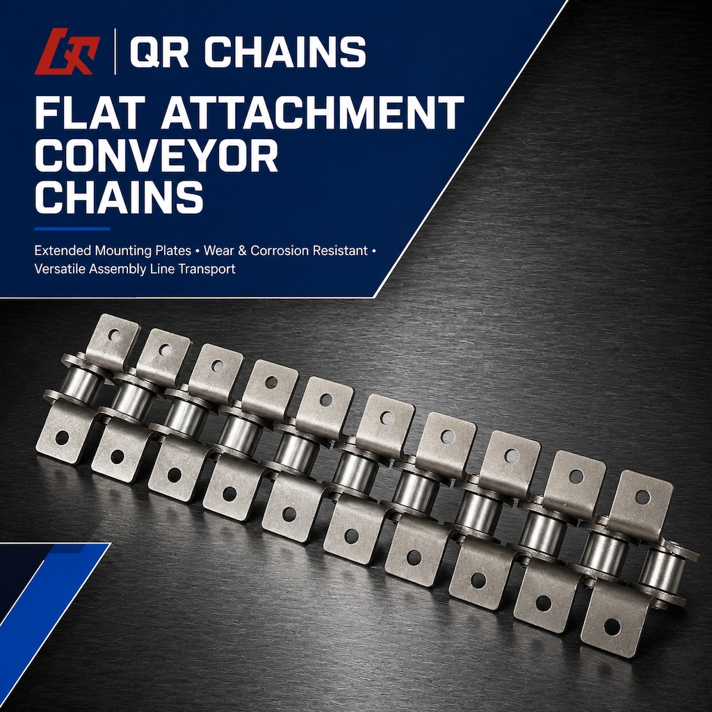 Short Pitch Conveyor Chain with Attachments