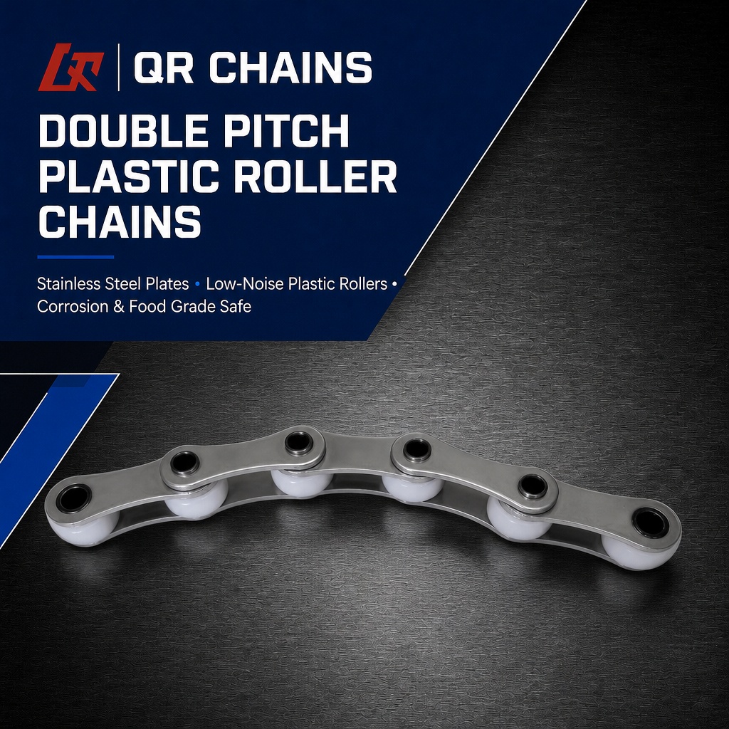 Conveyor Chains with Rubber Roller