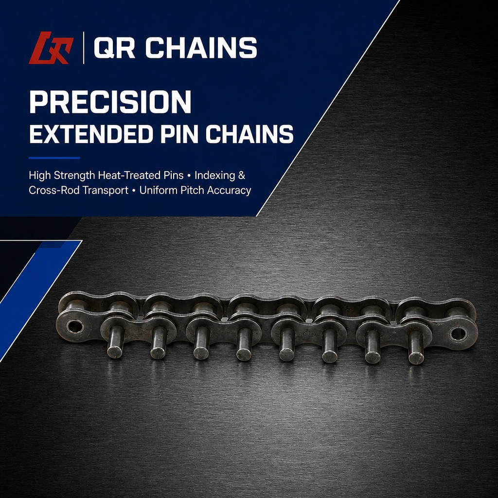 Short Pitch Conveyor Chain with Extended Pins